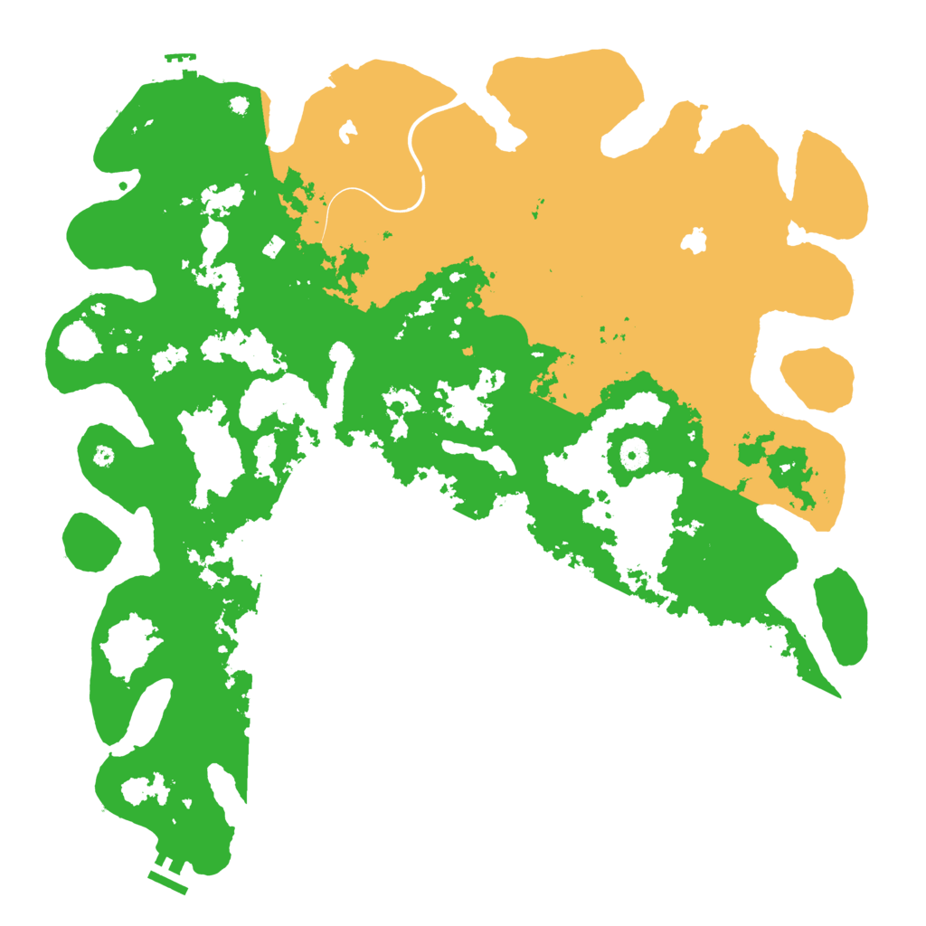 Biome Rust Map: Procedural Map, Size: 4500, Seed: 1325144711