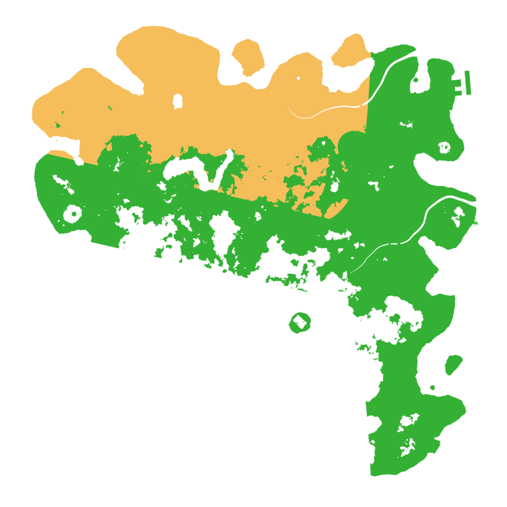 Biome Rust Map: Procedural Map, Size: 4250, Seed: 377905378