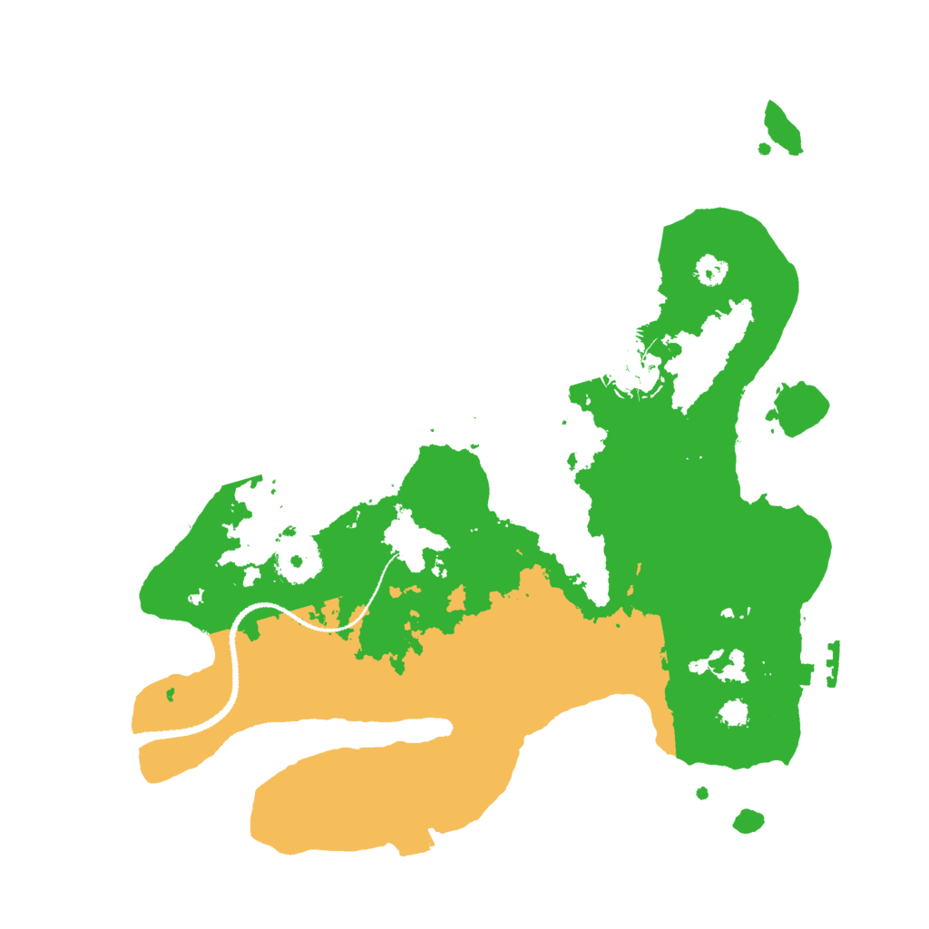 Biome Rust Map: Procedural Map, Size: 3000, Seed: 1623921870