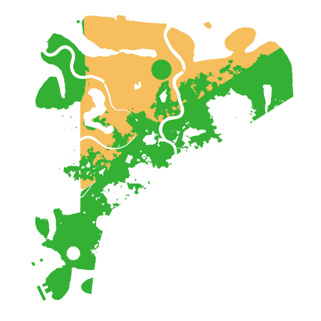 Biome Rust Map: Procedural Map, Size: 4200, Seed: 92798