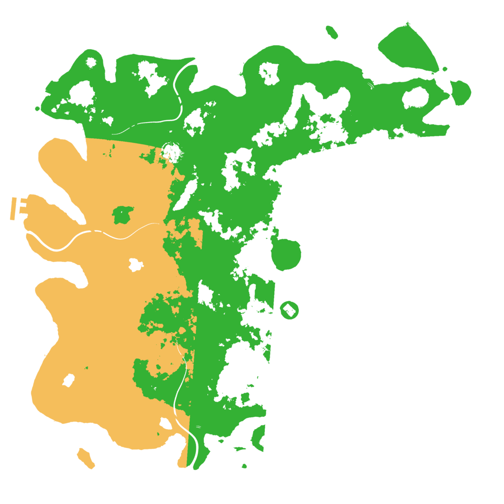 Biome Rust Map: Procedural Map, Size: 4500, Seed: 349729213