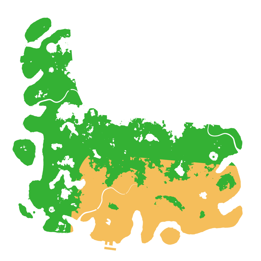 Biome Rust Map: Procedural Map, Size: 4500, Seed: 639606521