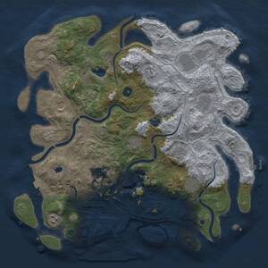 Thumbnail Rust Map: Procedural Map, Size: 4250, Seed: 1090120098, 16 Monuments