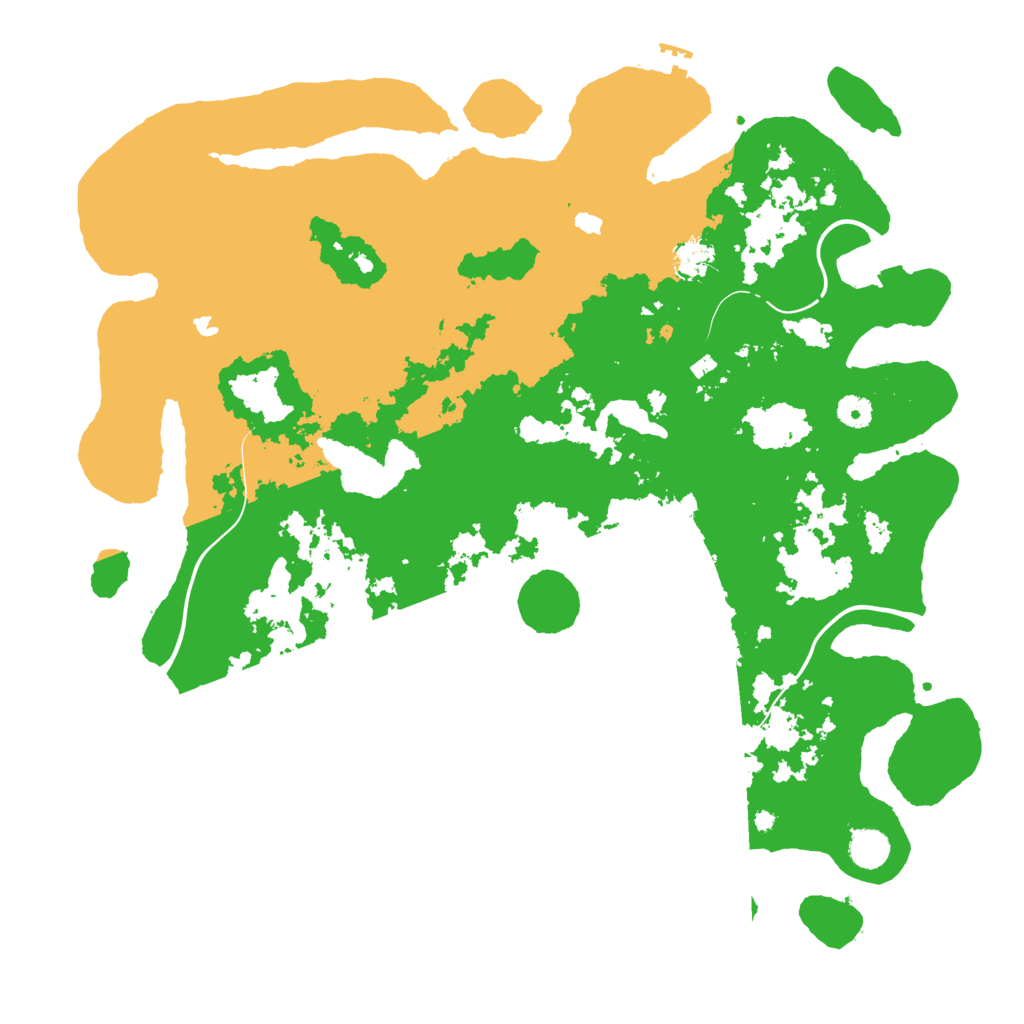 Biome Rust Map: Procedural Map, Size: 4500, Seed: 179123280