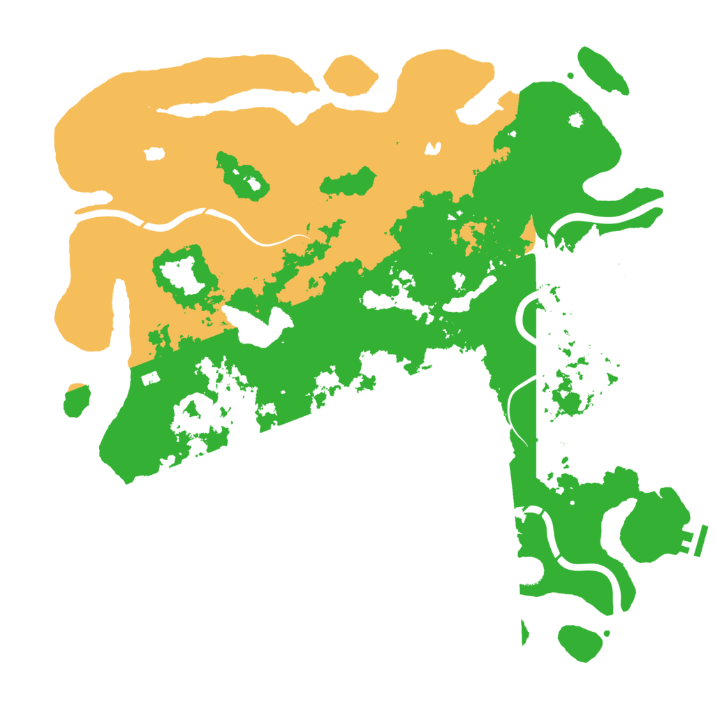 Biome Rust Map: Procedural Map, Size: 4500, Seed: 179123280