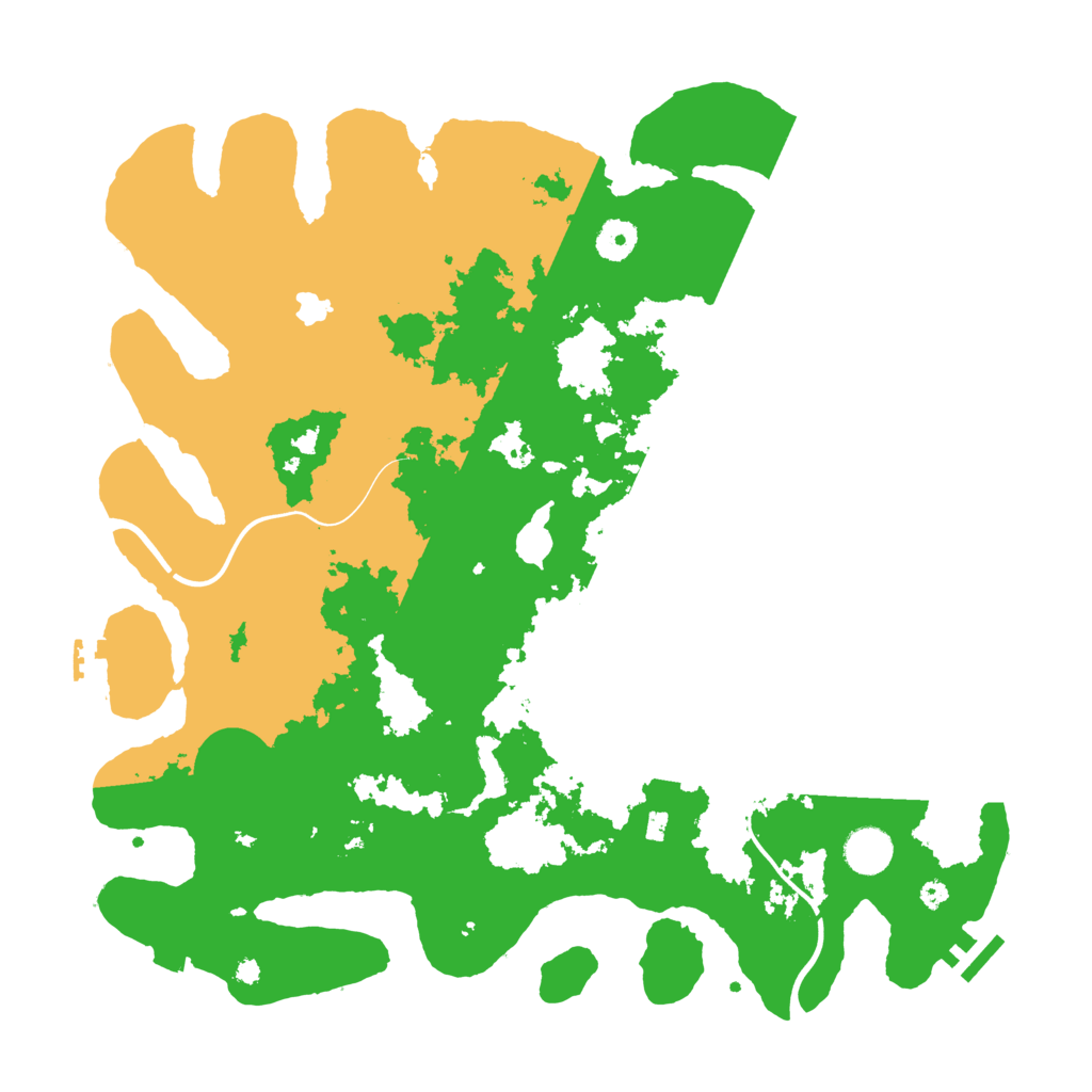 Biome Rust Map: Procedural Map, Size: 4000, Seed: 1589332707