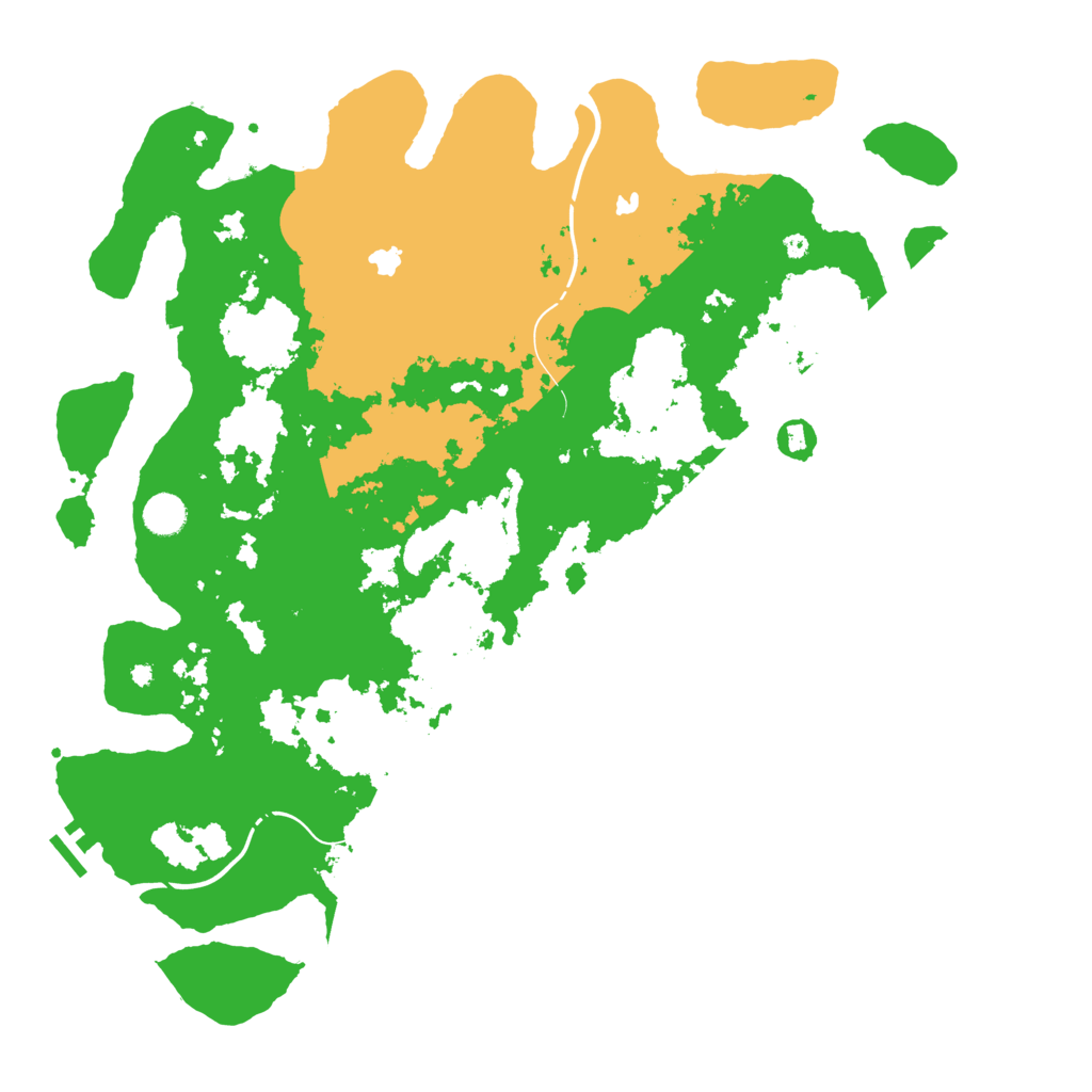 Biome Rust Map: Procedural Map, Size: 4500, Seed: 157367