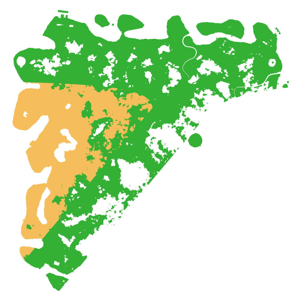 Biome Rust Map: Procedural Map, Size: 6000, Seed: 76546783