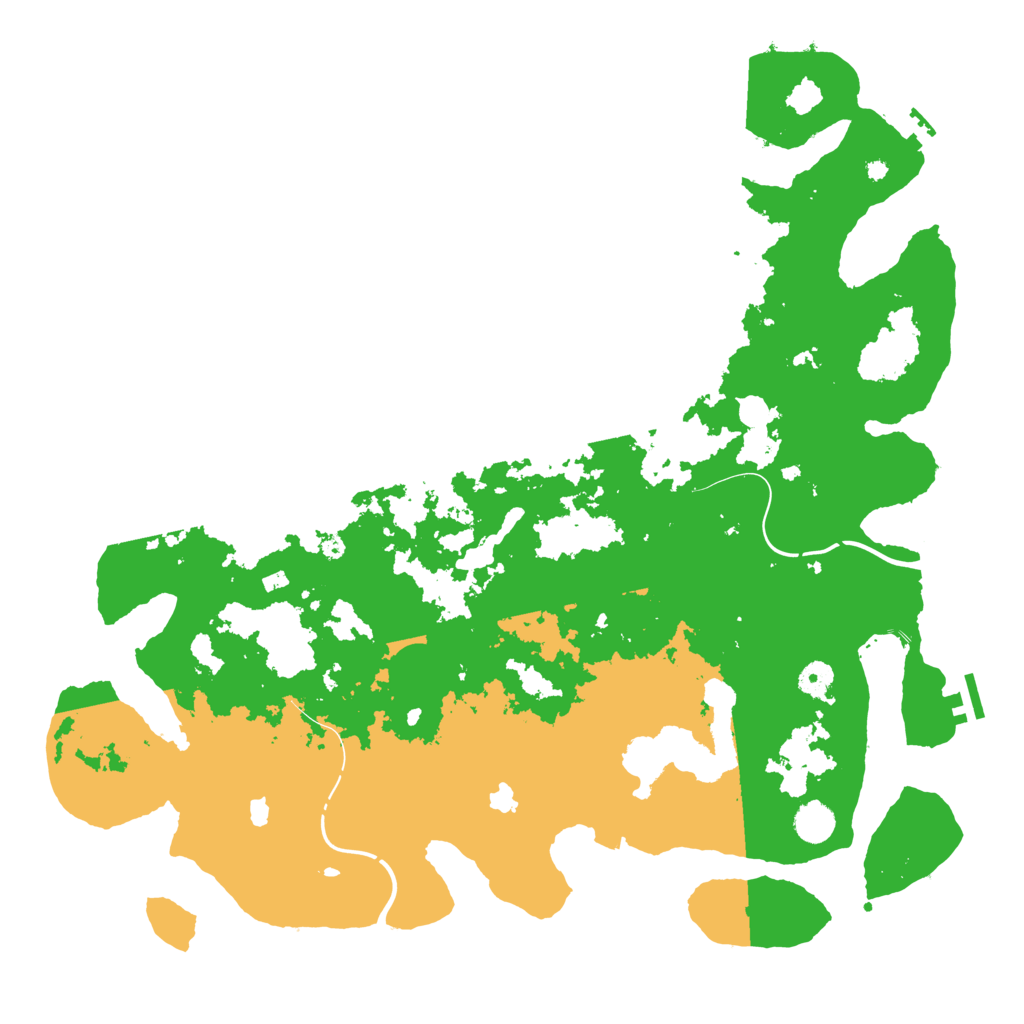 Biome Rust Map: Procedural Map, Size: 4500, Seed: 518044333