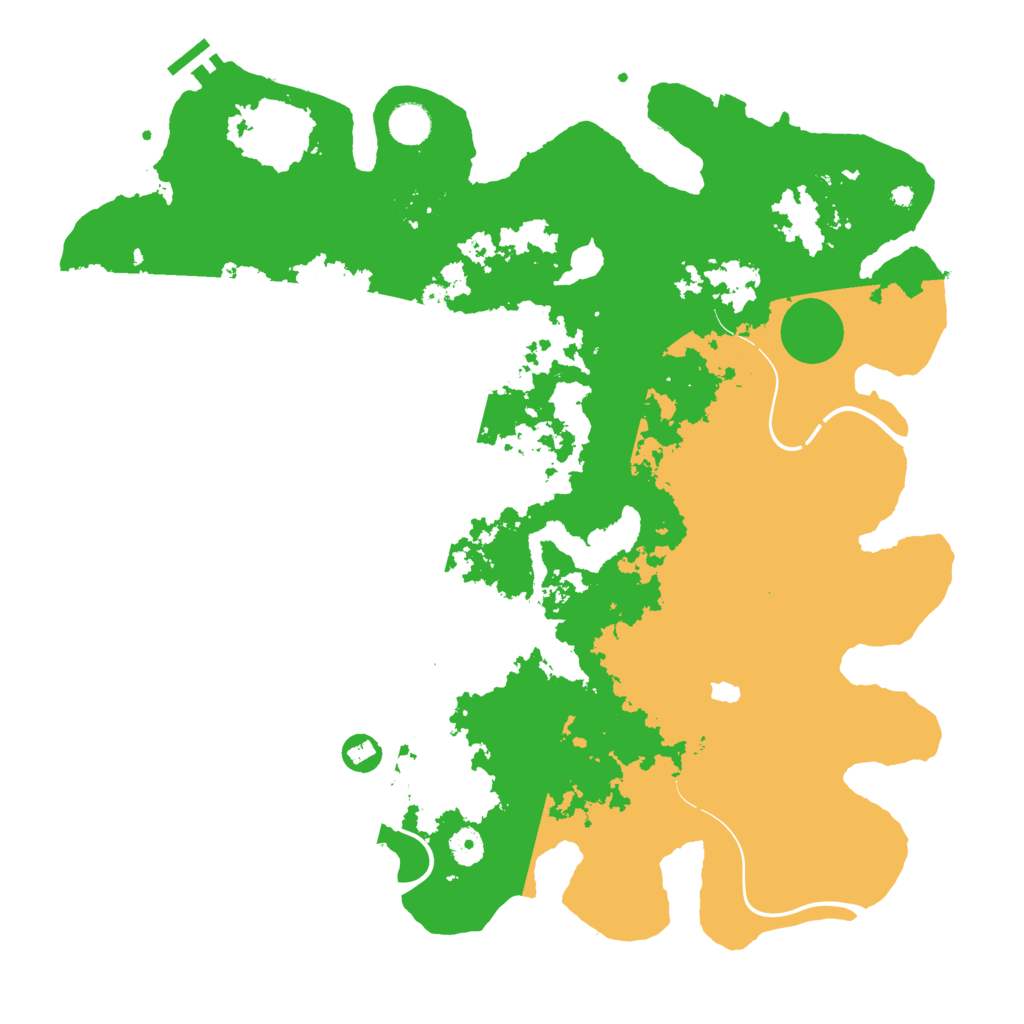 Biome Rust Map: Procedural Map, Size: 4300, Seed: 316986090