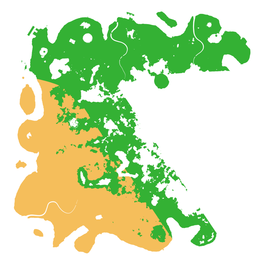 Biome Rust Map: Procedural Map, Size: 5000, Seed: 703023538