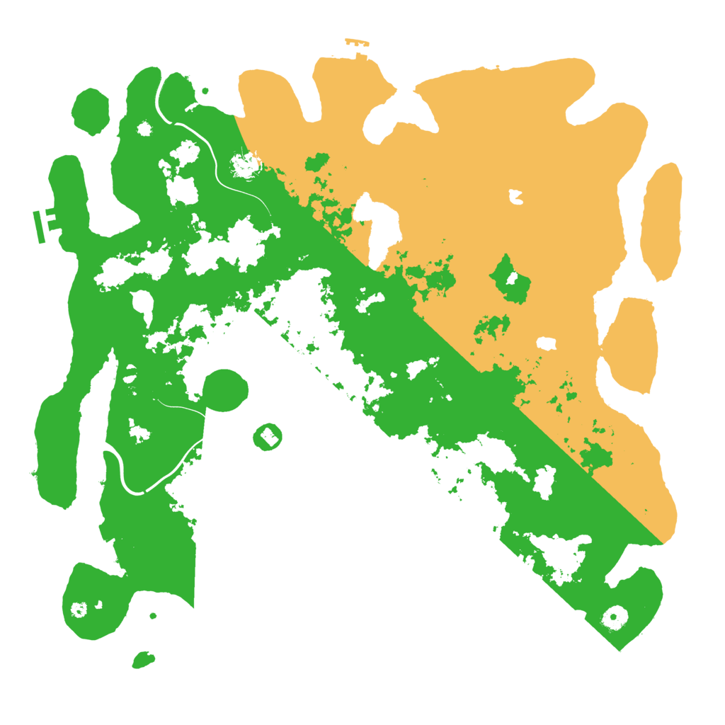 Biome Rust Map: Procedural Map, Size: 4500, Seed: 580504111