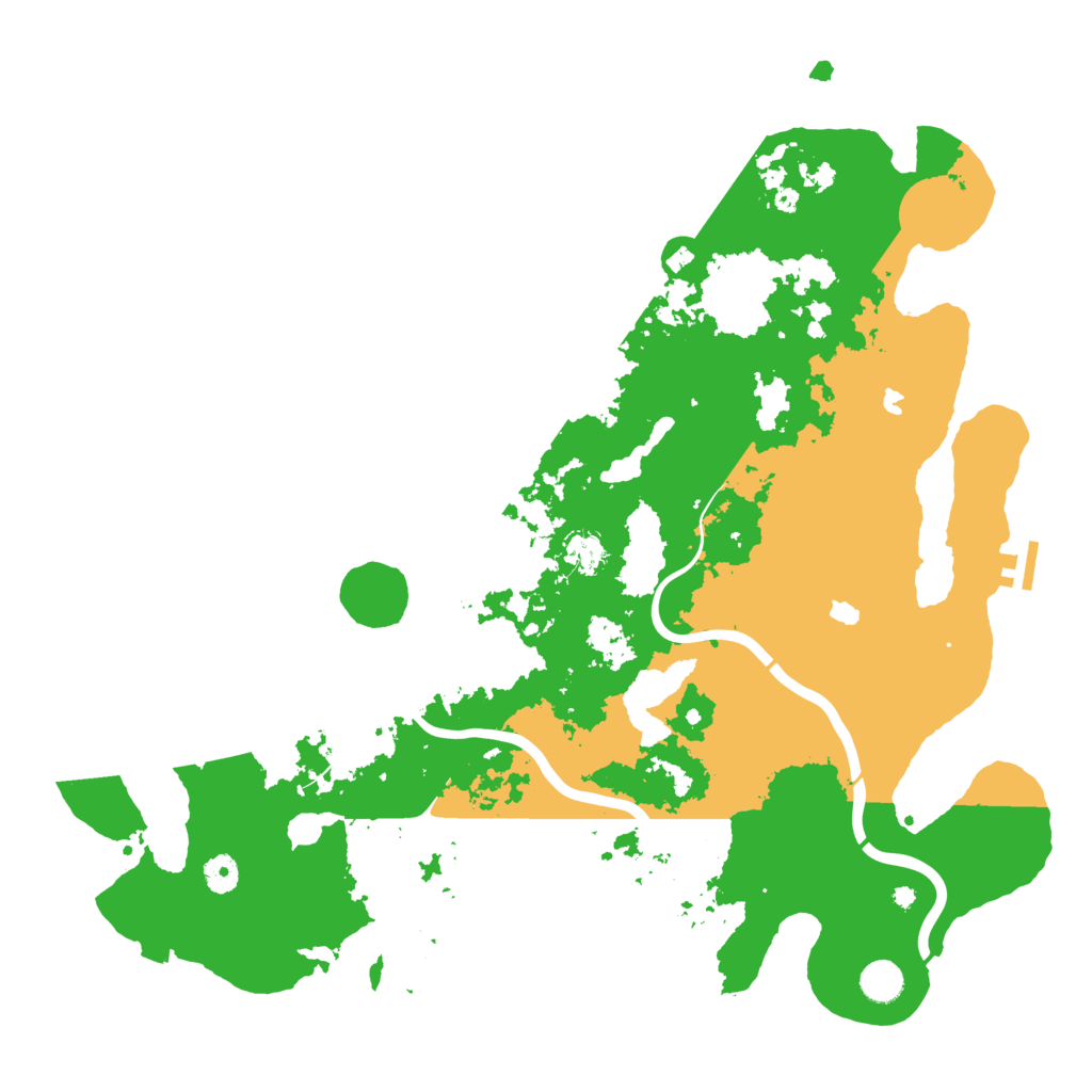 Biome Rust Map: Procedural Map, Size: 4500, Seed: 426053501