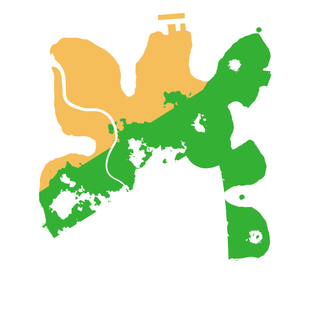 Biome Rust Map: Procedural Map, Size: 2350, Seed: 1157955589