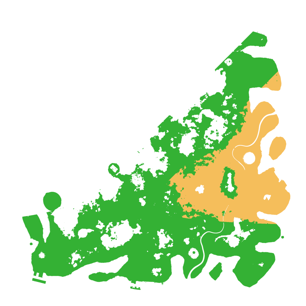 Biome Rust Map: Procedural Map, Size: 4500, Seed: 15415760