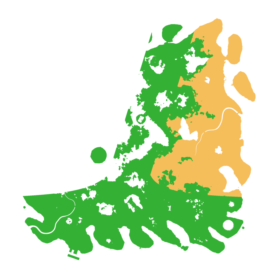 Biome Rust Map: Procedural Map, Size: 4500, Seed: 1779593424