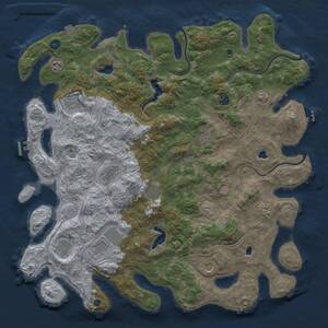 Thumbnail Rust Map: Procedural Map, Size: 4800, Seed: 812625488, 17 Monuments