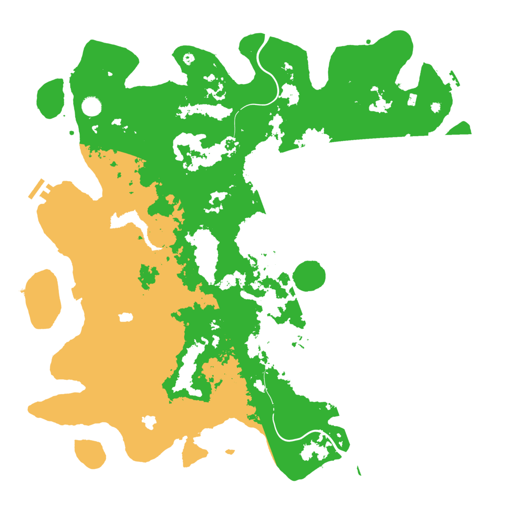 Biome Rust Map: Procedural Map, Size: 4500, Seed: 119355754