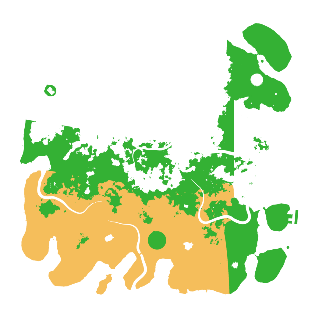 Biome Rust Map: Procedural Map, Size: 4500, Seed: 2027063400