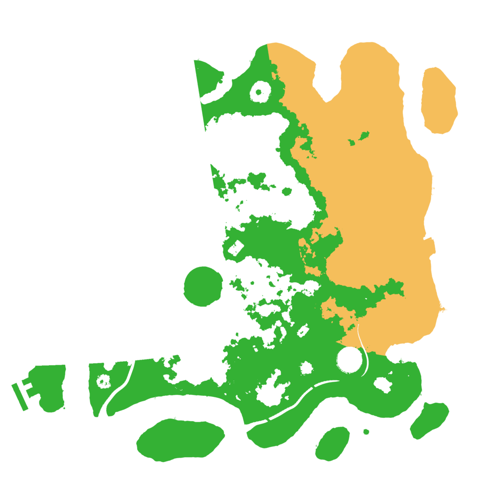 Biome Rust Map: Procedural Map, Size: 3500, Seed: 168862698