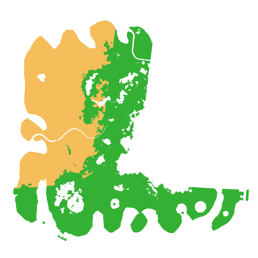 Biome Rust Map: Procedural Map, Size: 4000, Seed: 628730786