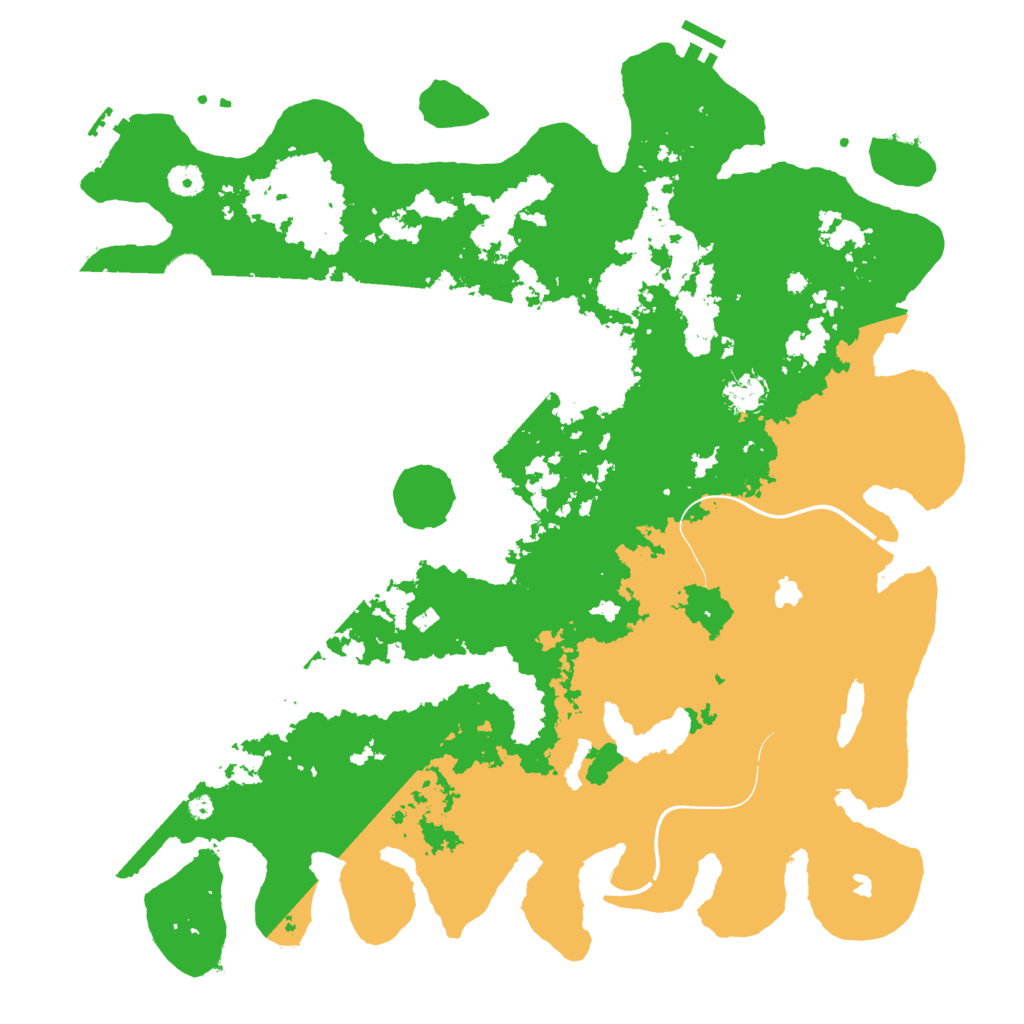 Biome Rust Map: Procedural Map, Size: 4500, Seed: 1150305388