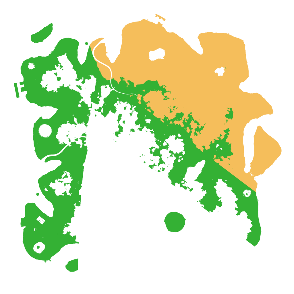 Biome Rust Map: Procedural Map, Size: 4000, Seed: 195050125