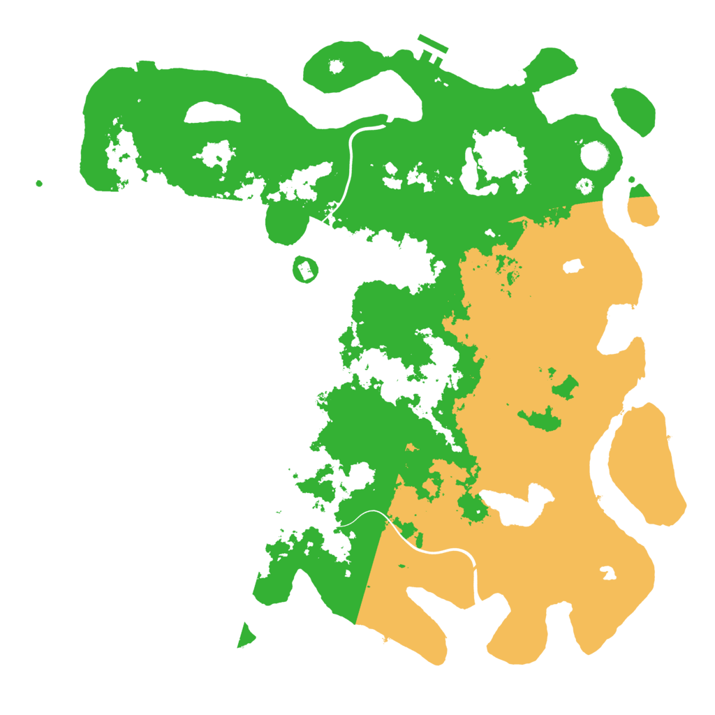 Biome Rust Map: Procedural Map, Size: 4500, Seed: 192217309