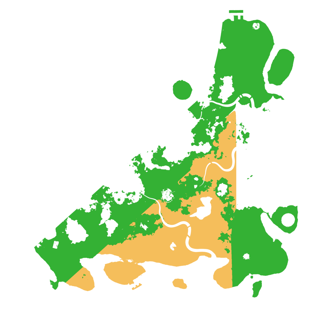 Biome Rust Map: Procedural Map, Size: 4500, Seed: 192378201