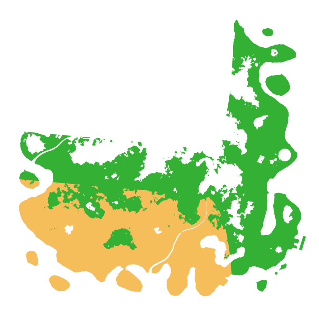 Biome Rust Map: Procedural Map, Size: 4500, Seed: 1949186769