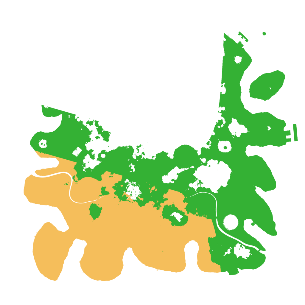 Biome Rust Map: Procedural Map, Size: 3600, Seed: 2122480838