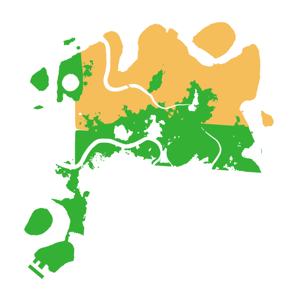 Biome Rust Map: Procedural Map, Size: 3300, Seed: 790787