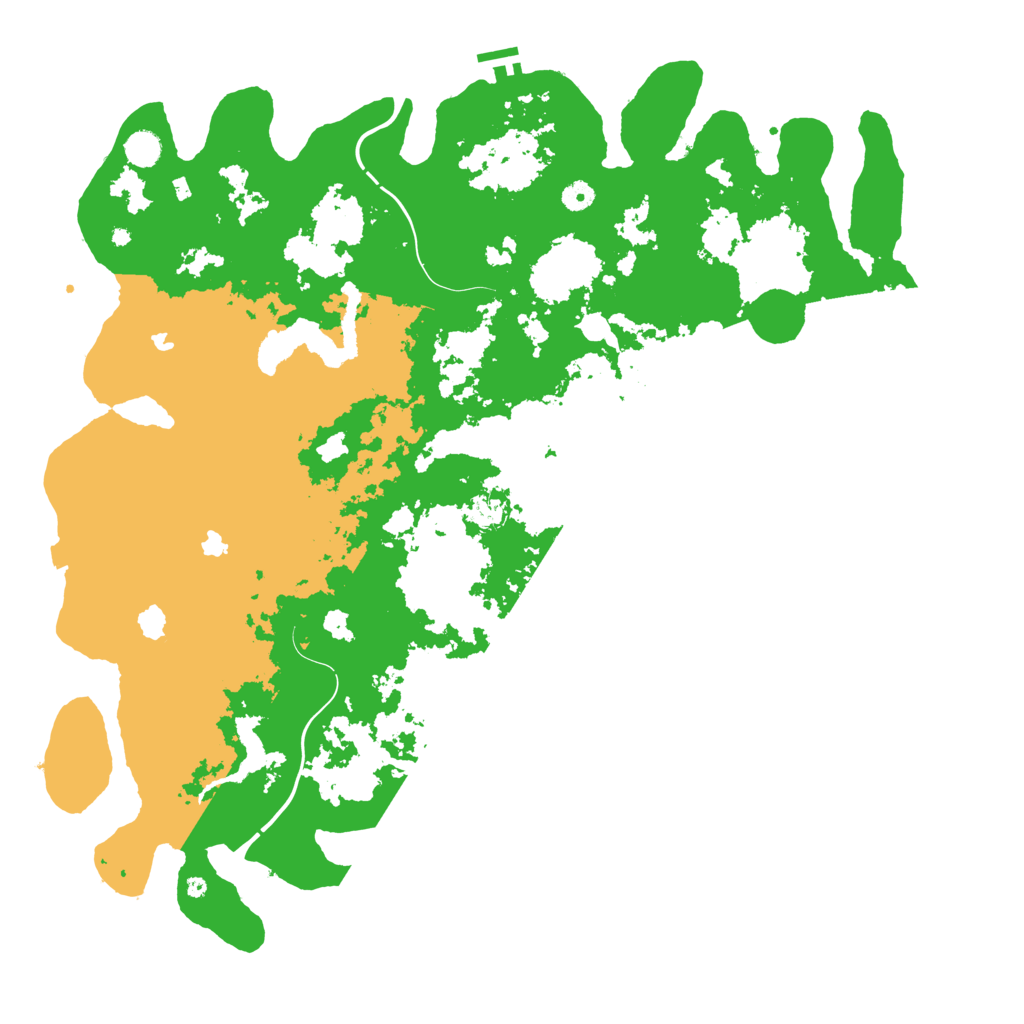Biome Rust Map: Procedural Map, Size: 5000, Seed: 798007170
