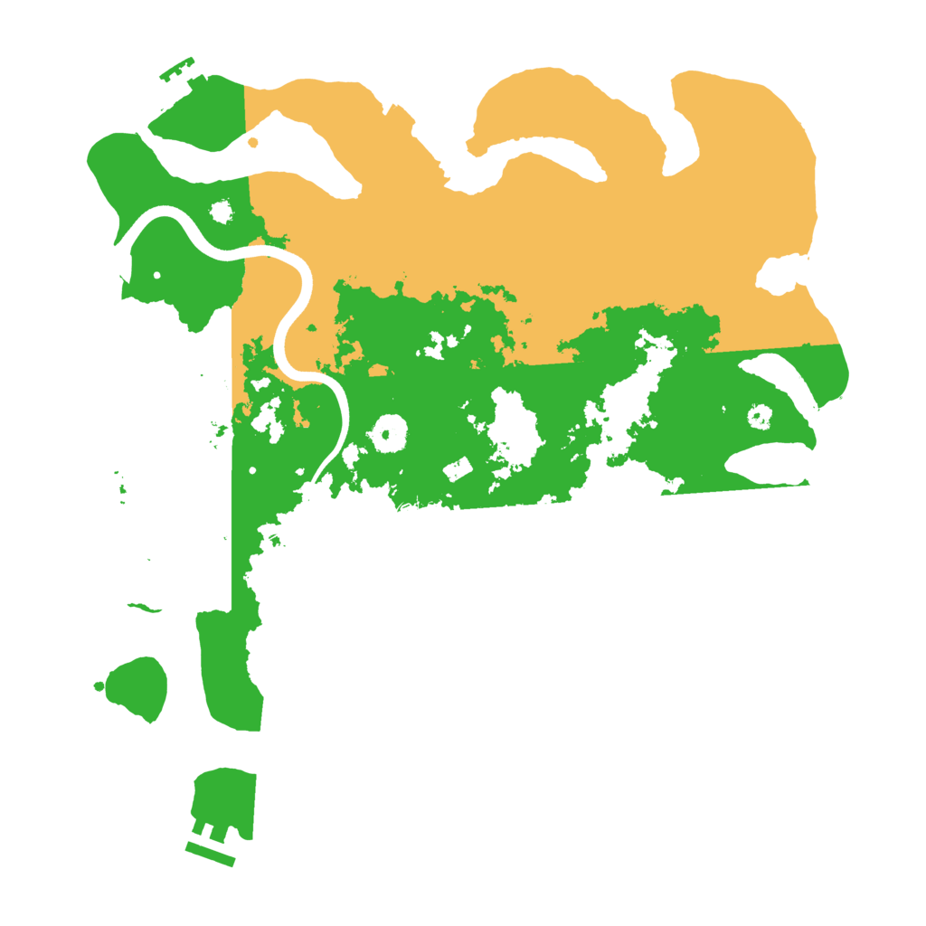 Biome Rust Map: Procedural Map, Size: 3700, Seed: 1744435518