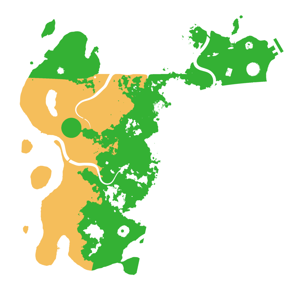 Biome Rust Map: Procedural Map, Size: 3900, Seed: 865855352