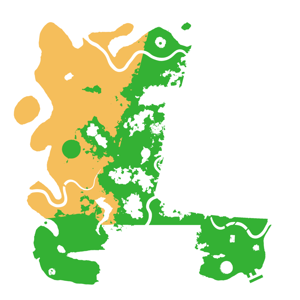 Biome Rust Map: Procedural Map, Size: 4250, Seed: 616437263