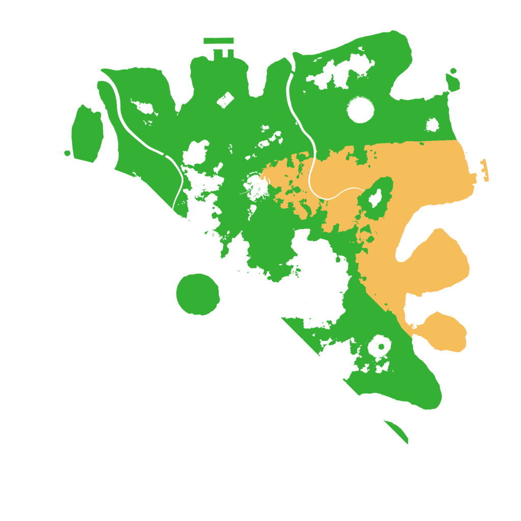 Biome Rust Map: Procedural Map, Size: 3500, Seed: 2082163764