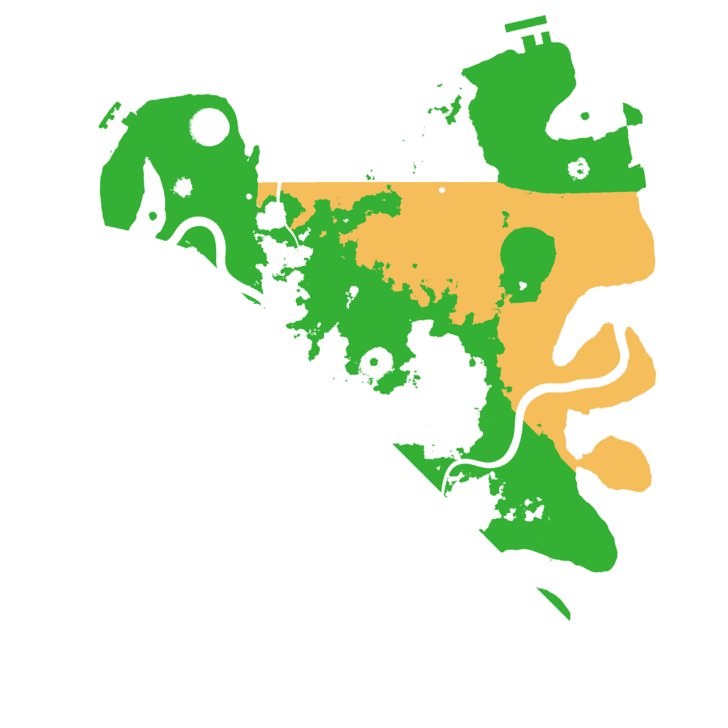 Biome Rust Map: Procedural Map, Size: 3500, Seed: 2082163764