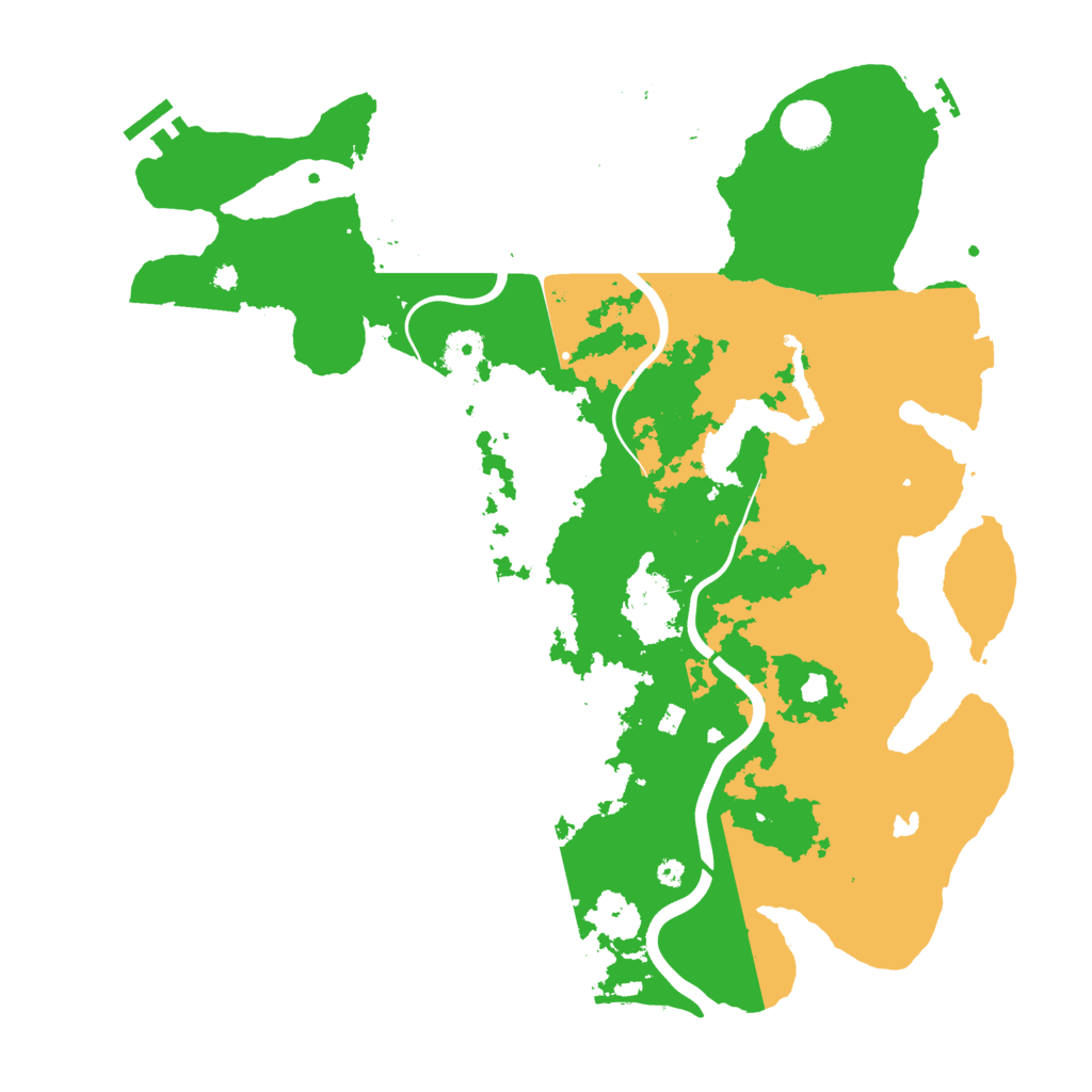 Biome Rust Map: Procedural Map, Size: 4000, Seed: 850634544
