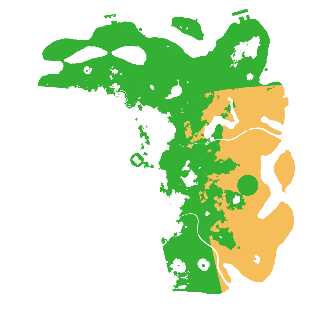 Biome Rust Map: Procedural Map, Size: 4000, Seed: 850634544
