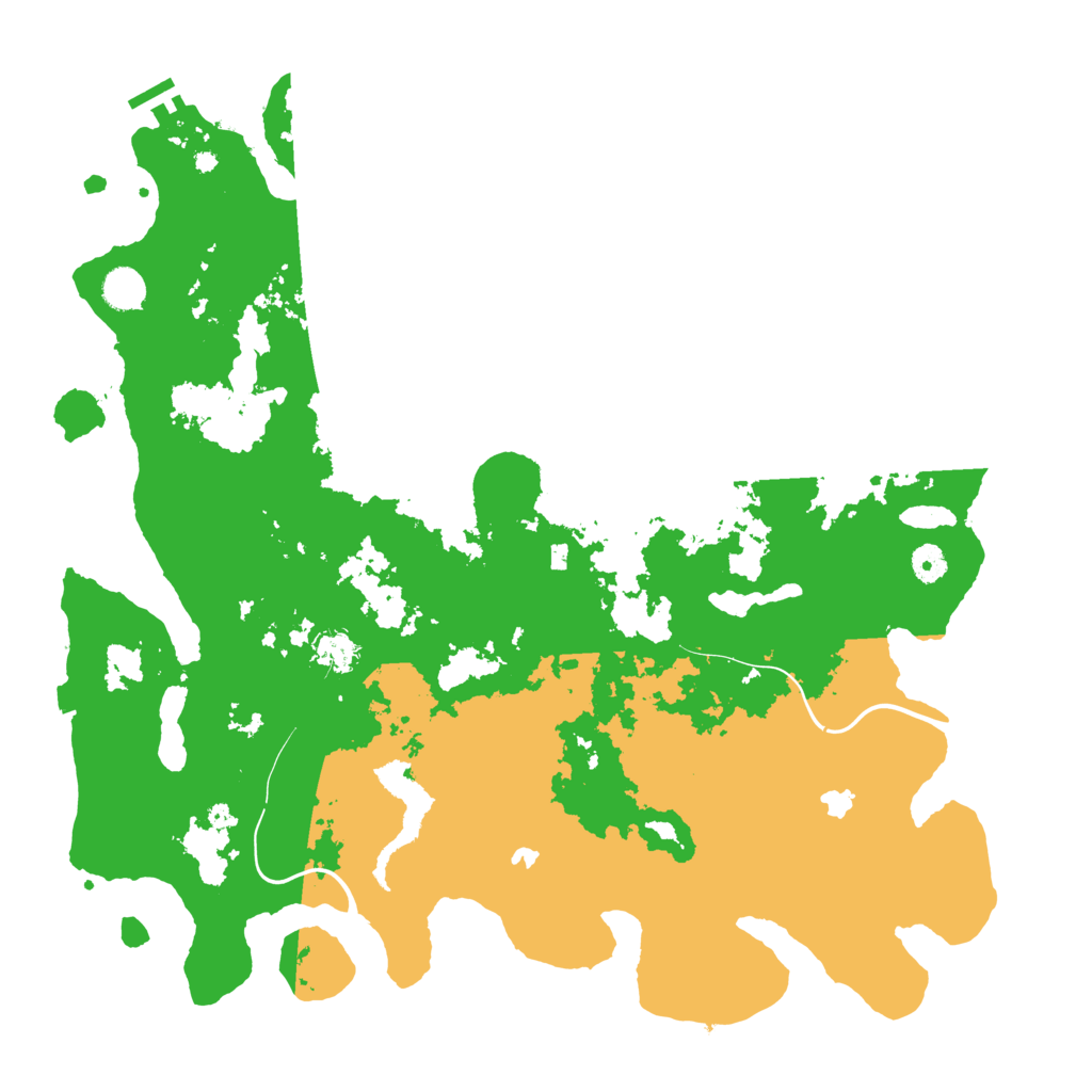 Biome Rust Map: Procedural Map, Size: 4500, Seed: 275493504