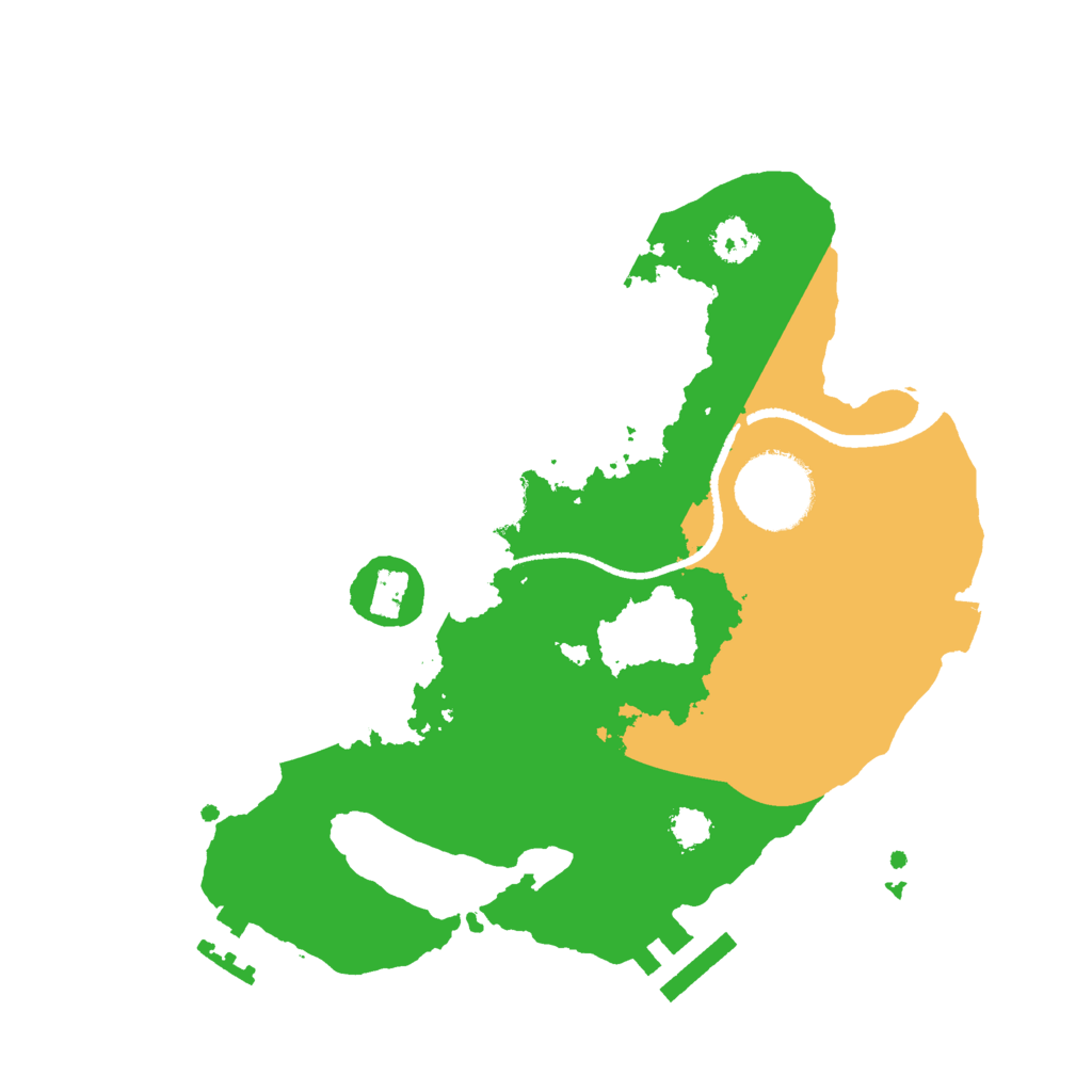 Biome Rust Map: Procedural Map, Size: 2500, Seed: 753009560
