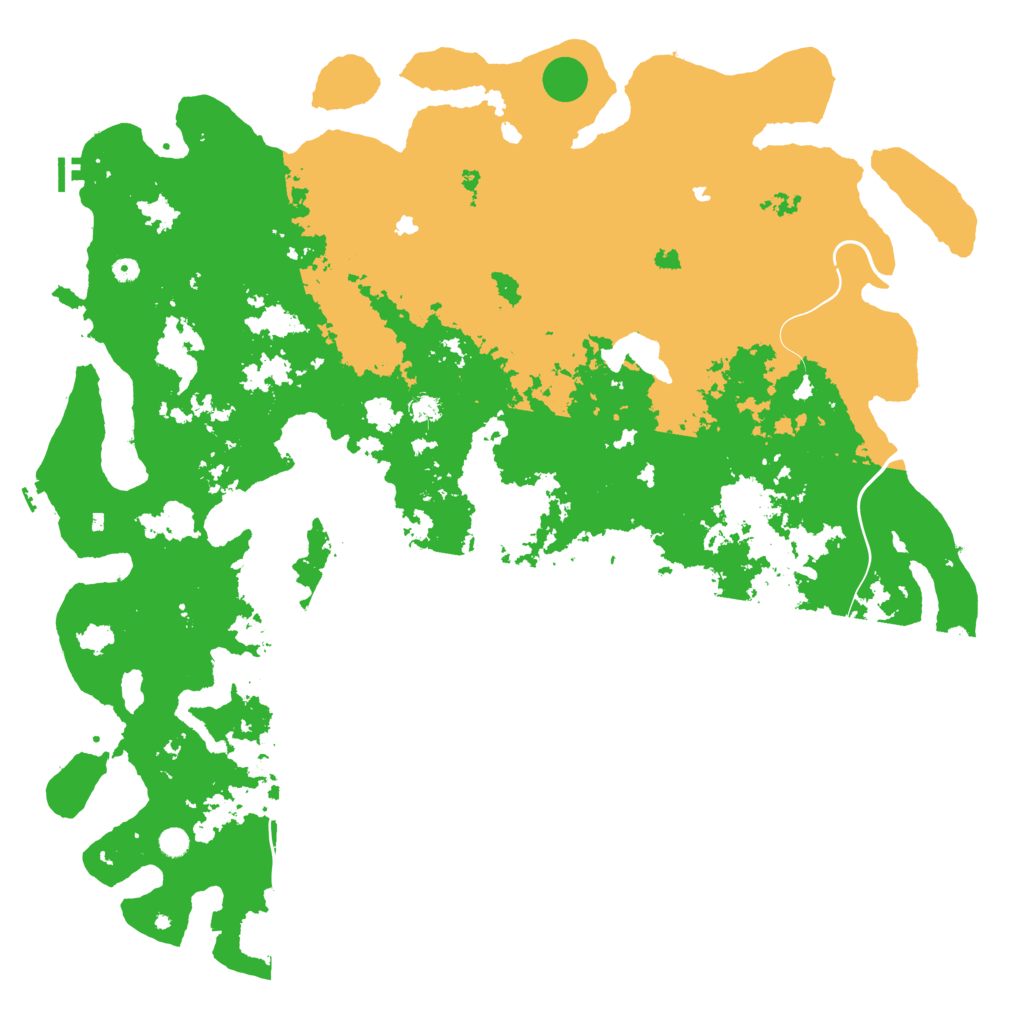 Biome Rust Map: Procedural Map, Size: 6000, Seed: 1219202406