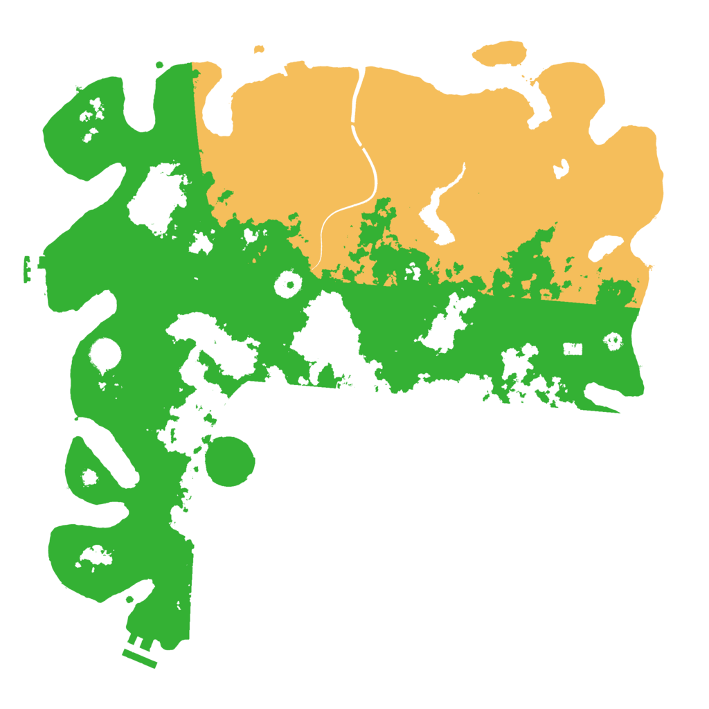 Biome Rust Map: Procedural Map, Size: 4000, Seed: 5027