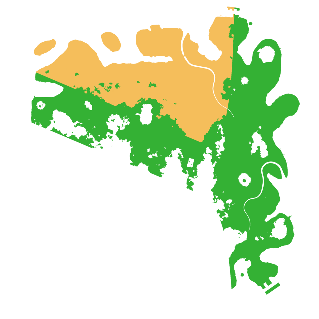 Biome Rust Map: Procedural Map, Size: 3850, Seed: 1746126090