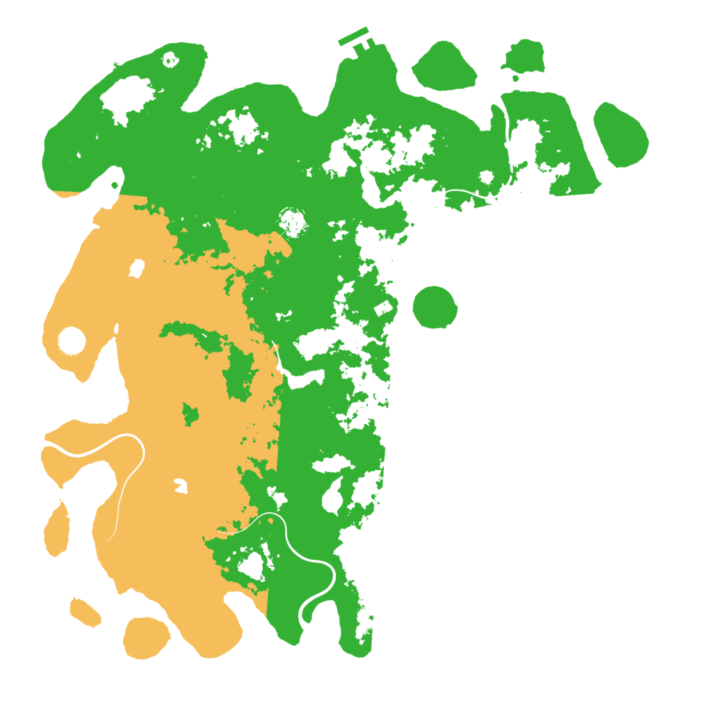 Biome Rust Map: Procedural Map, Size: 4500, Seed: 719379974