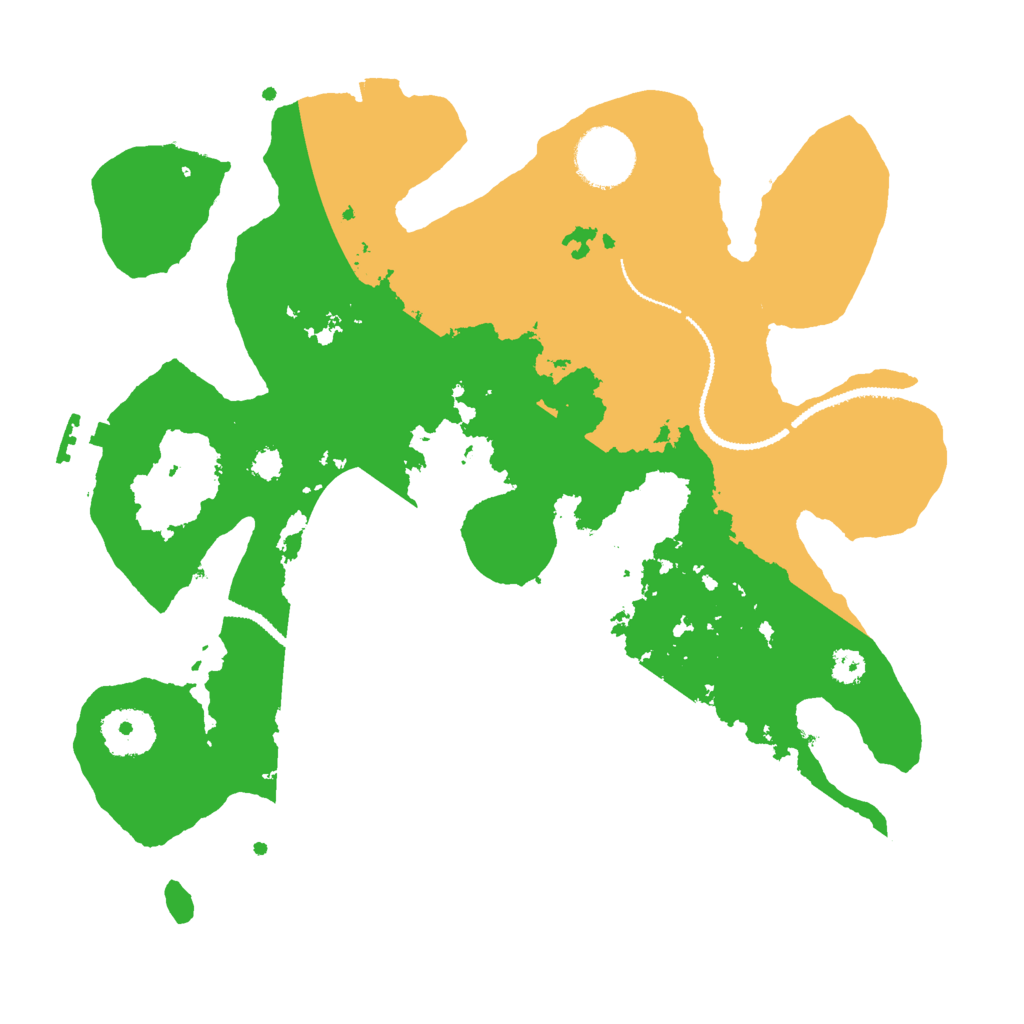 Biome Rust Map: Procedural Map, Size: 3000, Seed: 22153