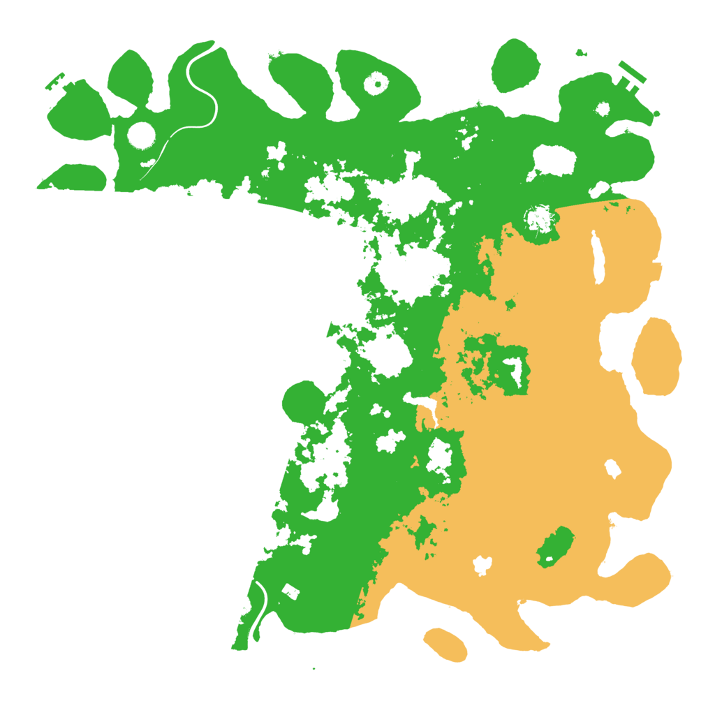 Biome Rust Map: Procedural Map, Size: 4600, Seed: 52022060