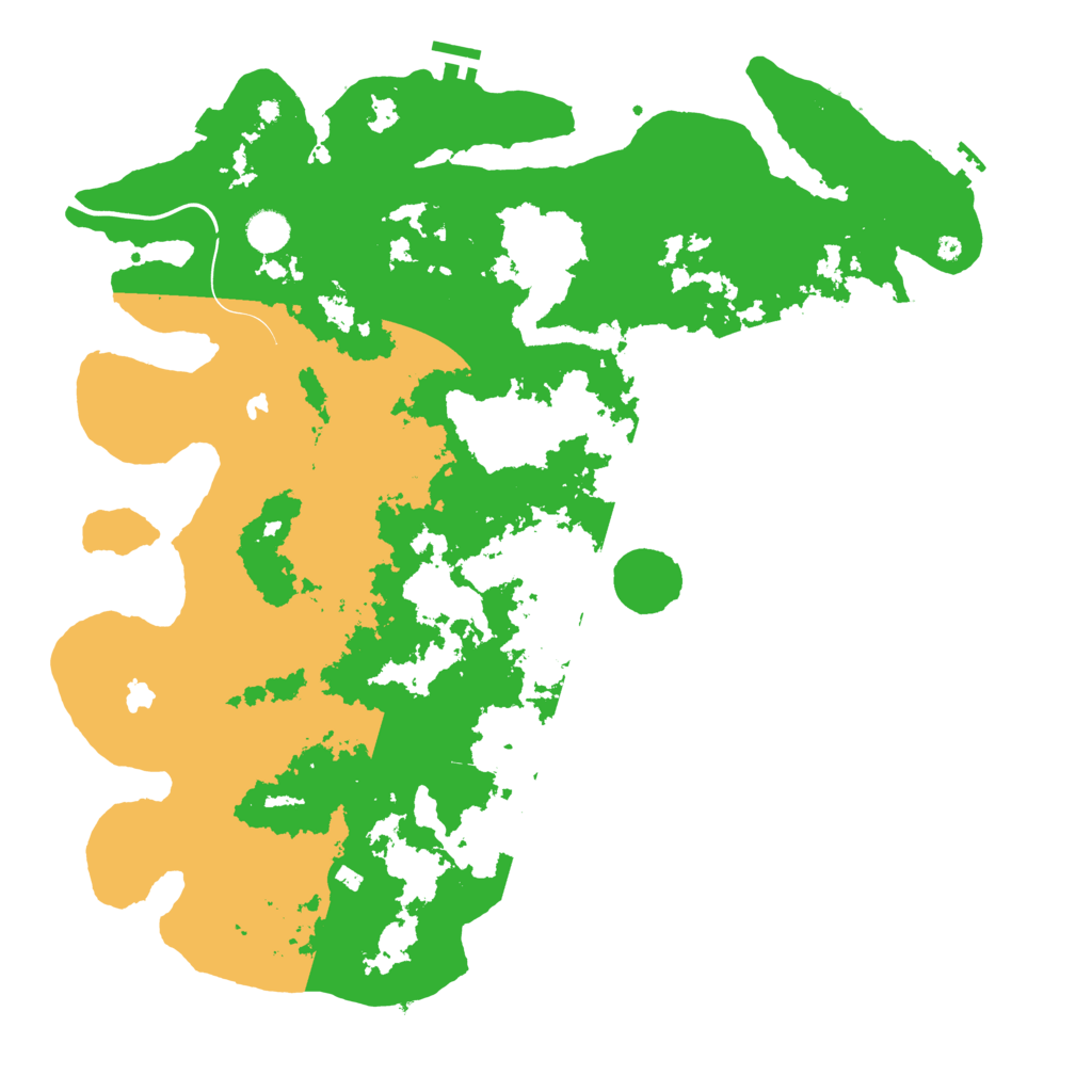 Biome Rust Map: Procedural Map, Size: 4500, Seed: 2005917227