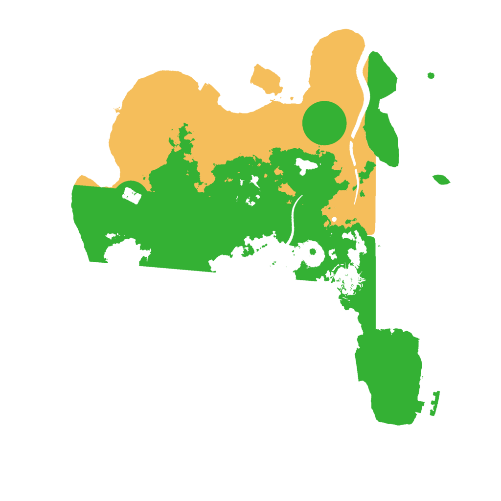 Biome Rust Map: Procedural Map, Size: 3000, Seed: 49991